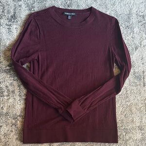 Maroon Crewneck Sweater